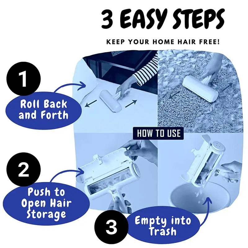 Elimina el pelo de mascotas en segundos sin esfuerzo